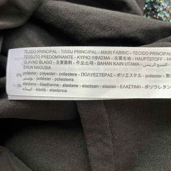 Zara Shiny Glitter Off The Shoulder Bodysuit. Size Small. - Picture 12 of 12